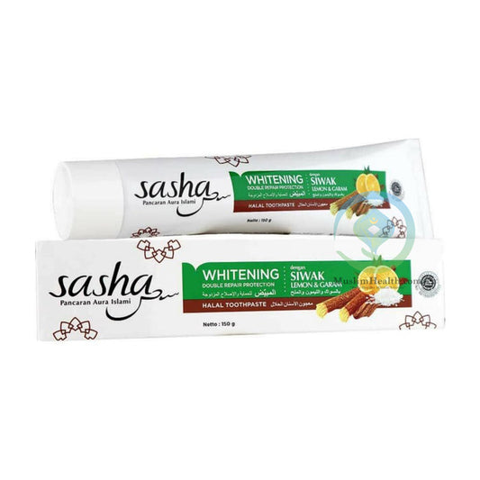 Sasha Siwak Toothpaste - Whitening with Lemon Salt - 150 gr