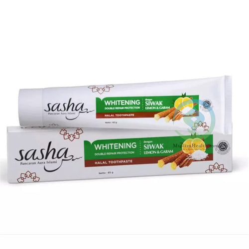Sasha Siwak Toothpaste - Whitening with Lemon Salt - 65 gr
