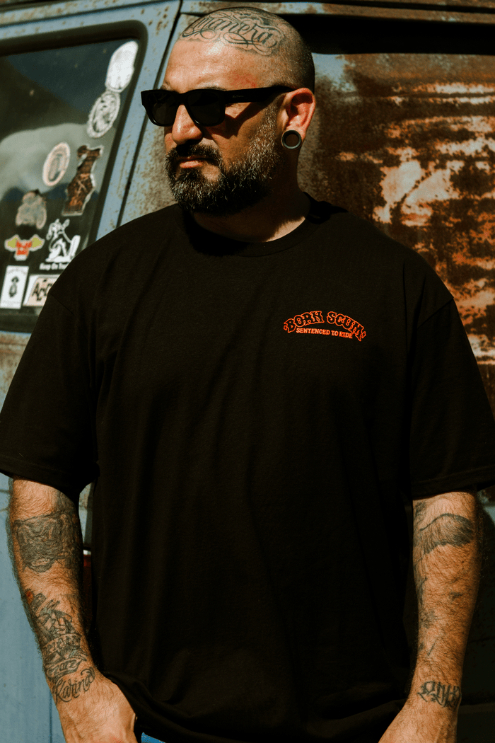 SENTENCED TO RIDE T - SHIRT - Born Scum