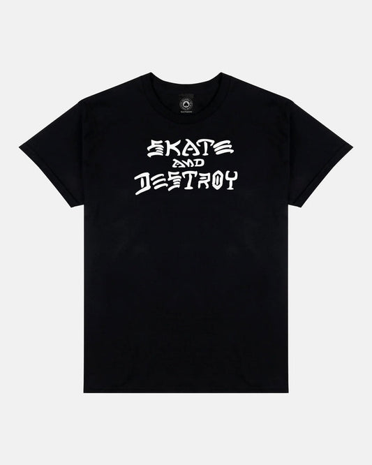 SKATE AND DESTROY - TSHIRT - BLACK - Four Street