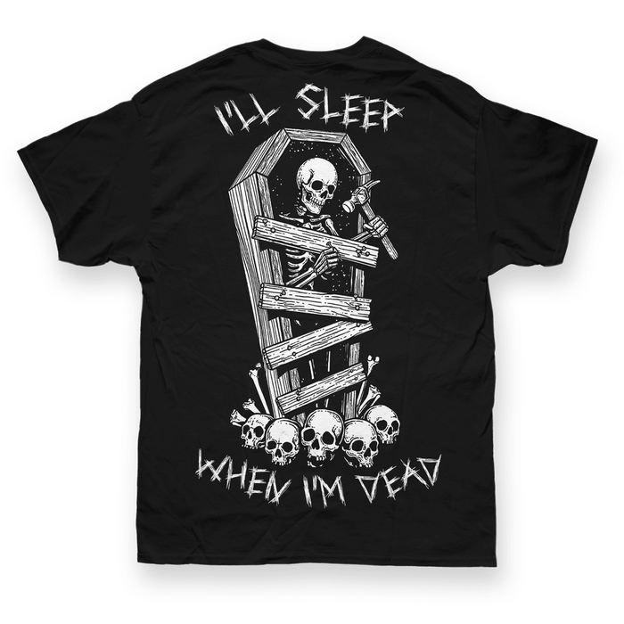 SLEEPIN' - USA HEAVY TEE - Born Scum