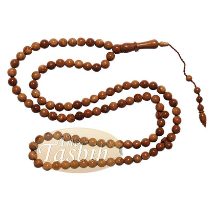 Special Edition Exotic 8-mm Kuka Koka Tasbih Sibha 99 Beads - Alif with Rings