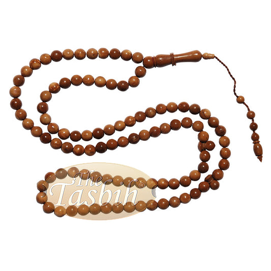 Special Edition Exotic 8-mm Kuka Koka Tasbih Sibha 99 Beads - Alif with Rings