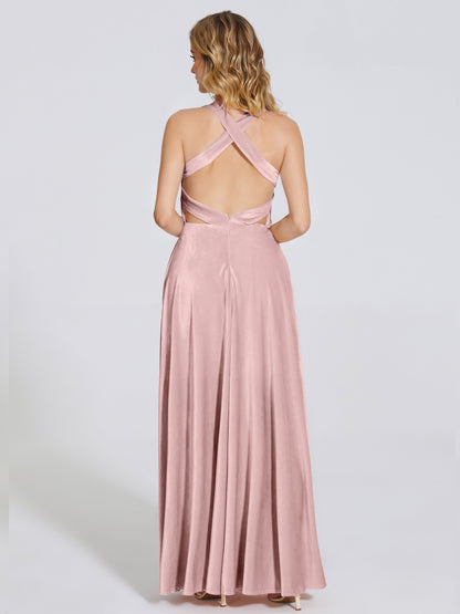 Brooklynn Straps Velvet Bridesmaid Dress With Empire Waist