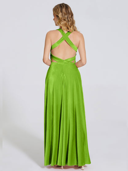 Brooklynn Straps Velvet Bridesmaid Dress With Empire Waist