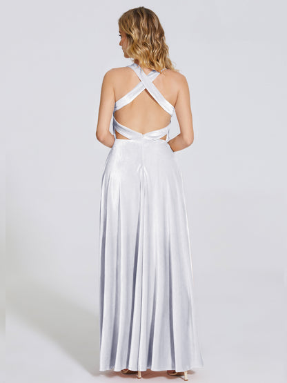 Brooklynn Straps Velvet Bridesmaid Dress With Empire Waist