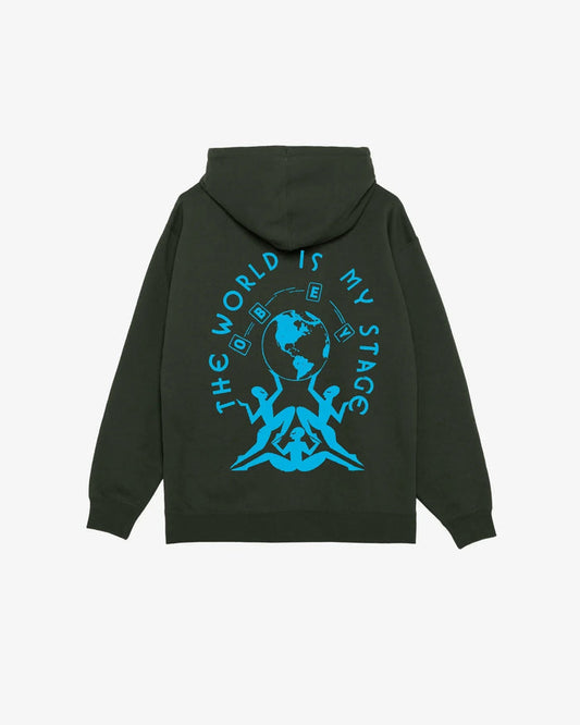 THE WORLD IS MY STAGE PREMIUM ZIP HOOD - Four Street