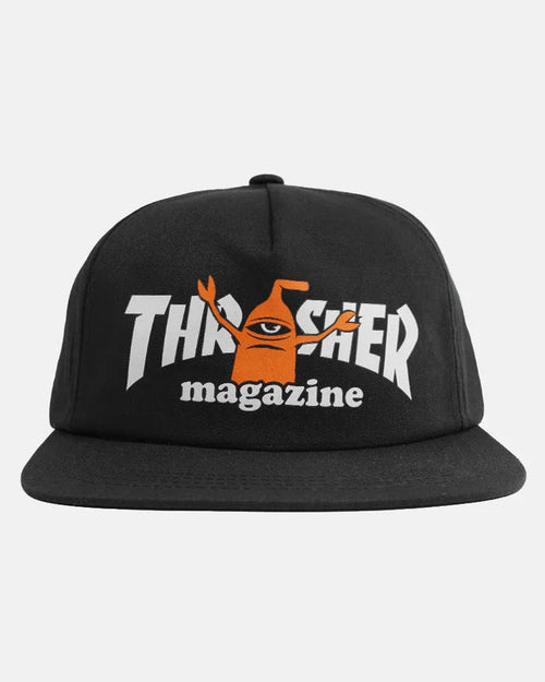 THRASHER X TOY MACHINE - SECT - SNAPBACK - BLACK - Four Street