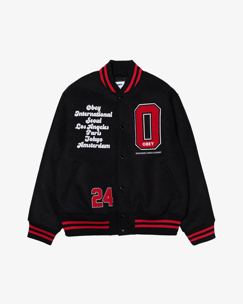 TOKYO INTERNATIONAL VARSITY JACKET - Four Street