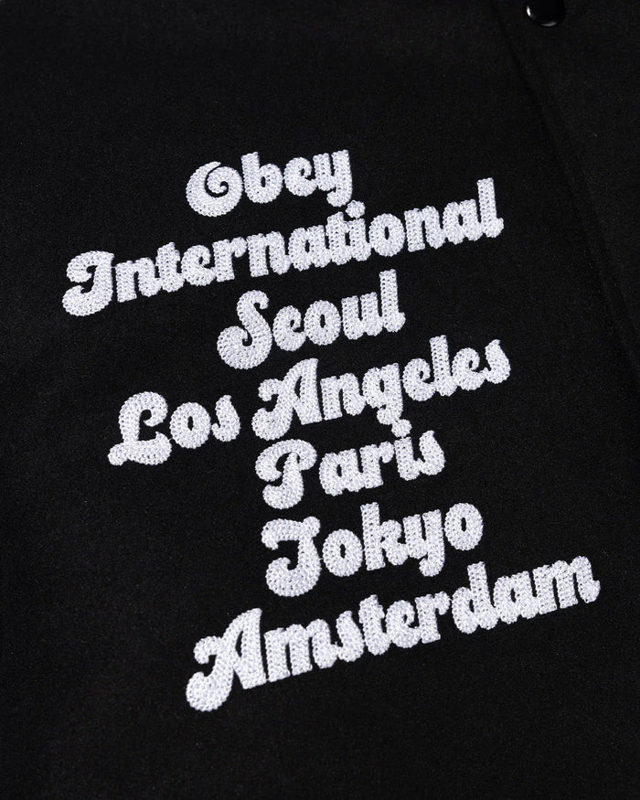 TOKYO INTERNATIONAL VARSITY JACKET - Four Street